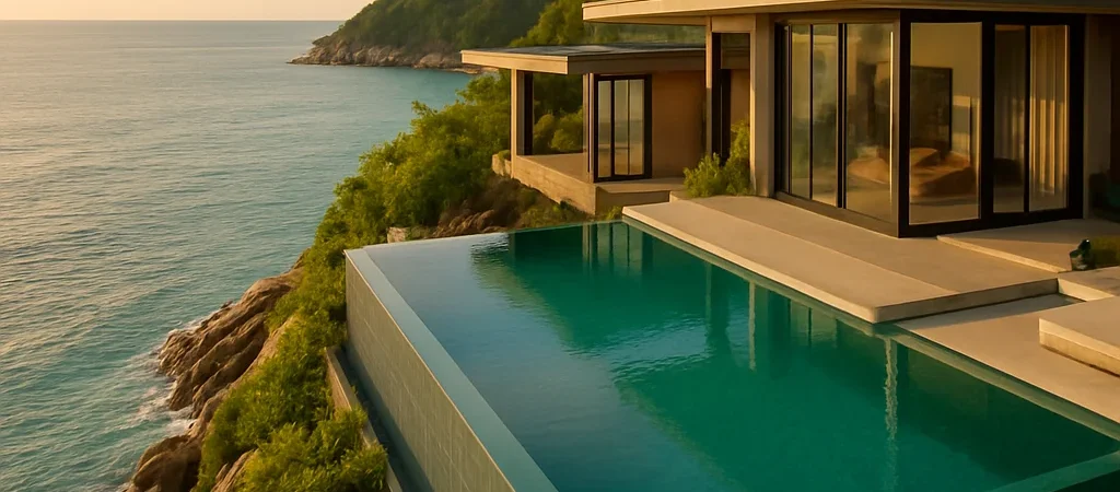 Architectural Marvels: Selecting Koh Samui’s Top Cliffside Infinity Estates