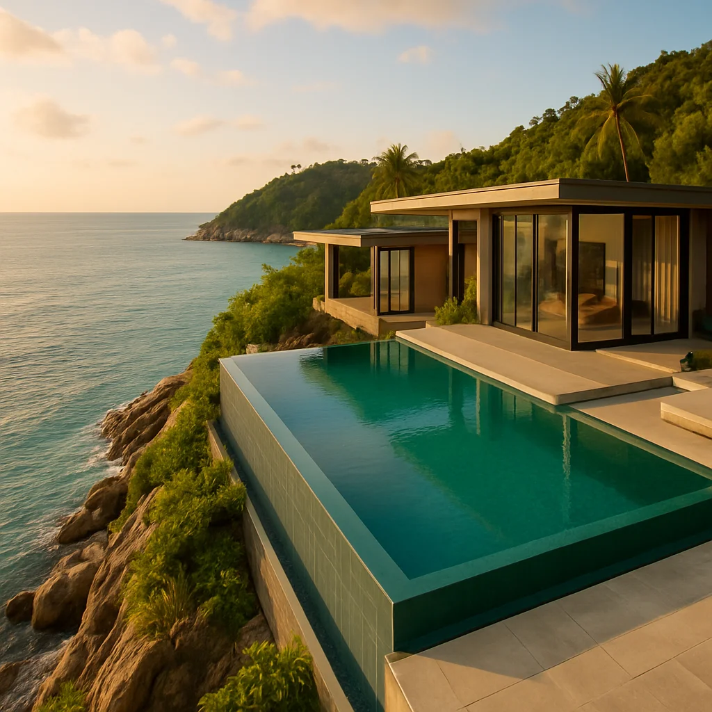 Architectural Marvels: Selecting Koh Samui’s Top Cliffside Infinity Estates